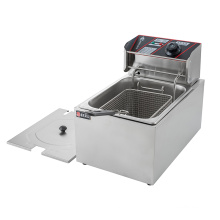 8L Fryer électrique en acier inoxydable à cylindre 8L